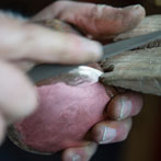 Marcus Steel at work in his studio